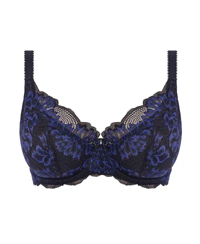 Fantasie Emmaline Underwire Padded Plunge Bra In Blue