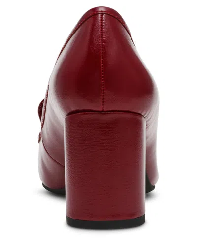 Anne Klein Women's Tobi Block Heel Tailored Pumps In Red