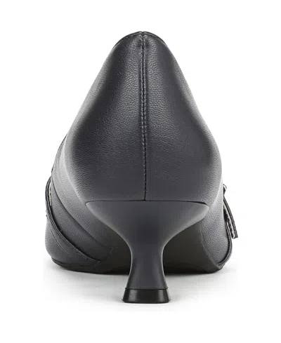 Lifestride Women's Madelyn Mary Jane Pointed Toe Kitten Heel Pumps