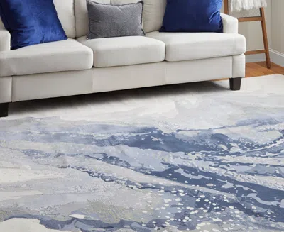 Feizy Clio 39k2f 7'9"x10' Area Rug In Blue