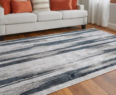 Feizy Micah 3338f 8'x10' Area Rug In Gray