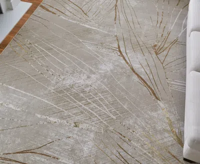 Feizy Waldor 39nbf 8'x11' Area Rug In Neutral