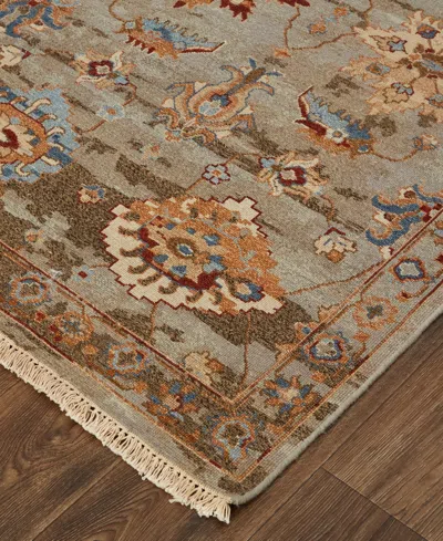 Feizy Leylan 0583f 3'6"x5'6" Area Rug In Brown