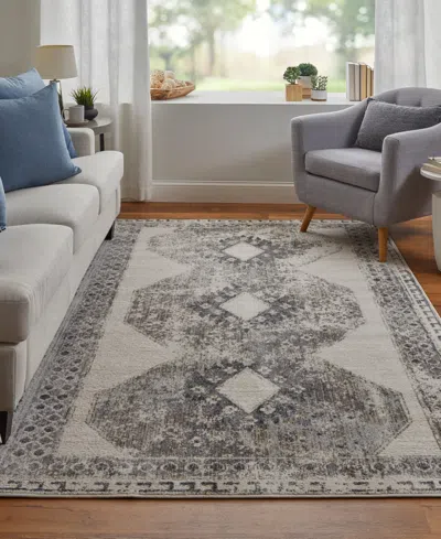 Feizy Kano 39ljf 2'2"x3' Area Rug In Gray