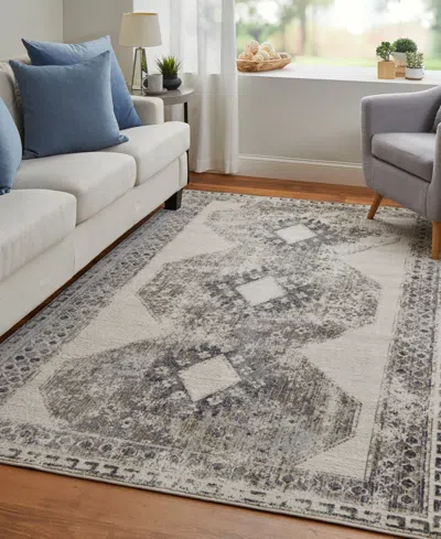 Feizy Kano 39ljf 2'2"x3' Area Rug In Gray