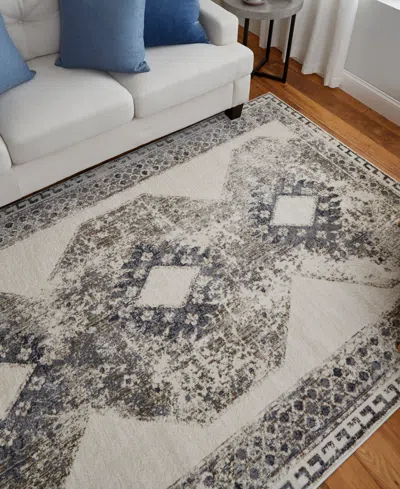 Feizy Kano 39ljf 2'2"x3' Area Rug In Gray