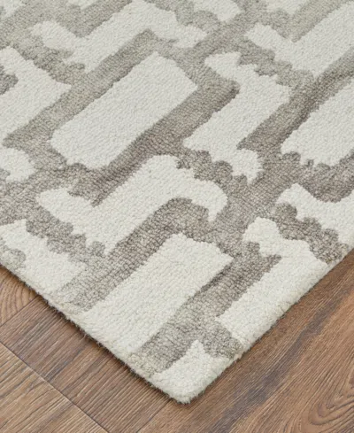 Feizy Lorrain 8919f 5'x8' Area Rug In Gray