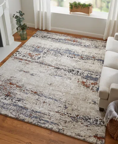 Feizy Gilmore 39mlf 2'6"x8' Runner Area Rug In Gray