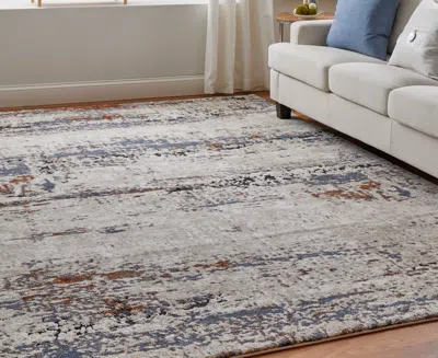 Feizy Gilmore 39mlf 2'6"x8' Runner Area Rug In Gray