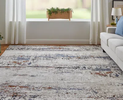 Feizy Gilmore 39mlf 2'6"x8' Runner Area Rug In Gray