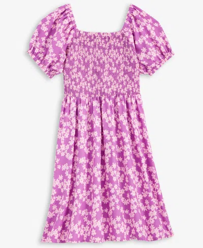 Epic Threads Little & Big Girls Ditsy Floral-print Smocked Dress, Exclusively At Macy's