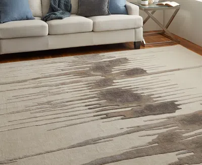 Feizy Anya 8882f 8'x10' Area Rug In Neutral