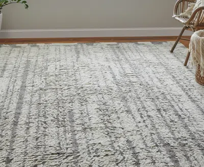 Feizy Ashby 8906f 2'x3' Area Rug In Gray