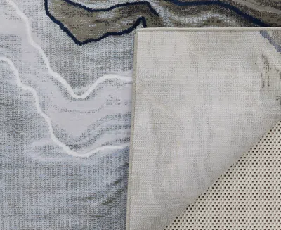 Feizy Gaspar 39kuf 5'2"x7'2" Area Rug In Gray