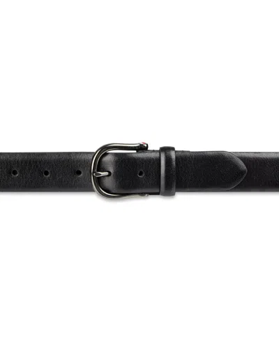 Tommy Hilfiger Men's Nautical Feather Edge Leather Belt