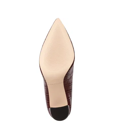 Marc Fisher Women's Viviene High Block Heel Pumps In Burgundy