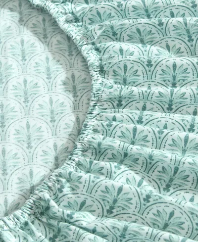 Tommy Bahama Home Cotton Percale 4 Piece Sheet Set, Queen