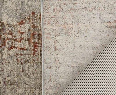 Feizy Kaia 39gkf 2'6"x12' Runner Area Rug In Neutral