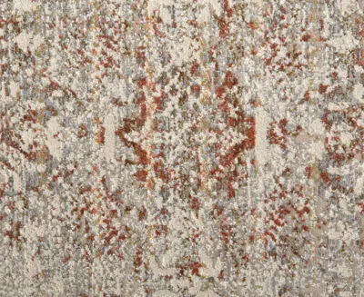 Feizy Kaia 39gkf 2'6"x12' Runner Area Rug In Neutral