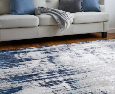 Feizy Indio 39gyf 2'10"x7'10" Runner Area Rug In Gray