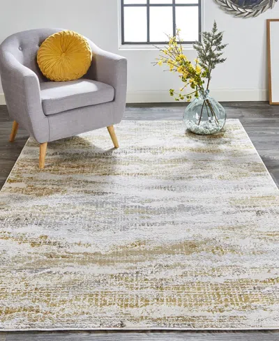 Feizy Aura 3735f 8'x10' Area Rug In Neutral