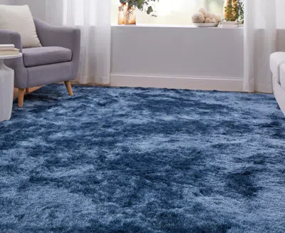 Feizy Indochine 4550f 7'6"x9'6" Area Rug In Blue