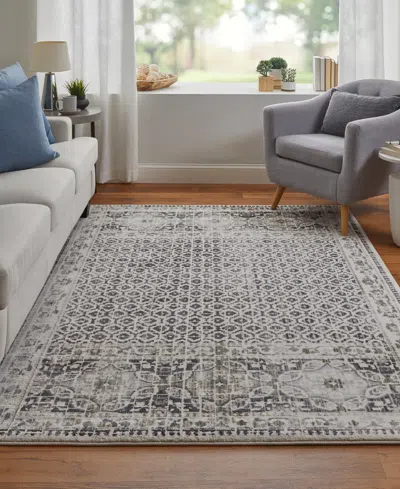 Feizy Kano 3874f 7'10"x10' Area Rug In Gray