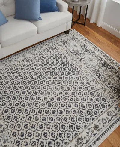 Feizy Kano 3874f 7'10"x10' Area Rug In Gray