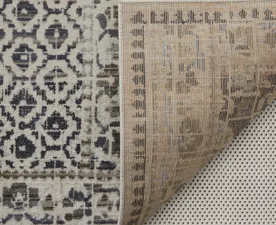 Feizy Kano 3874f 7'10"x10' Area Rug In Gray