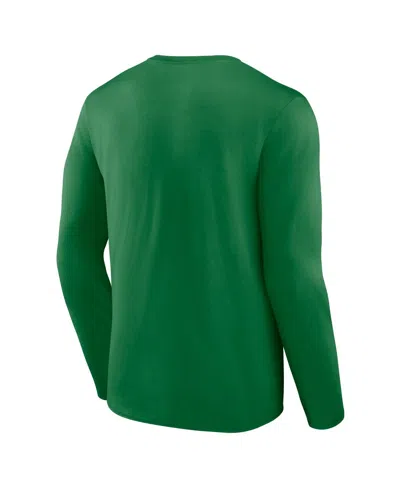 Fanatics Men's Green Oregon Ducks Fundamentals Winning Team Long Sleeve T-shirt In Green