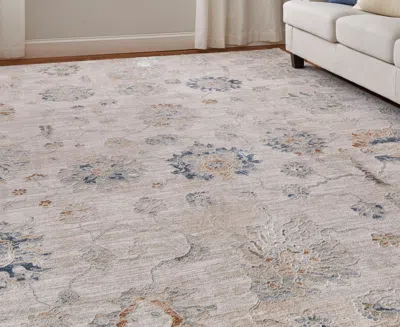 Feizy Pasha 39m9f 7'10"x10'3" Area Rug In Gray