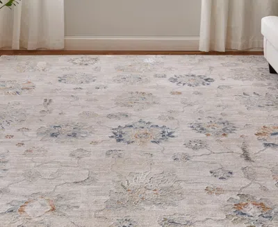 Feizy Pasha 39m9f 7'10"x10'3" Area Rug In Gray
