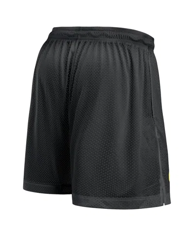 Nike Men's Black/heather Gray Oregon Ducks Player Reversible Shorts In Multi