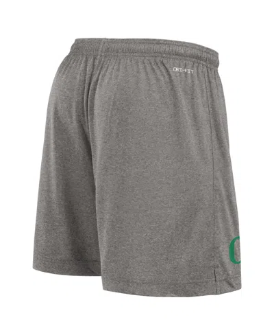 Nike Men's Black/heather Gray Oregon Ducks Player Reversible Shorts In Multi