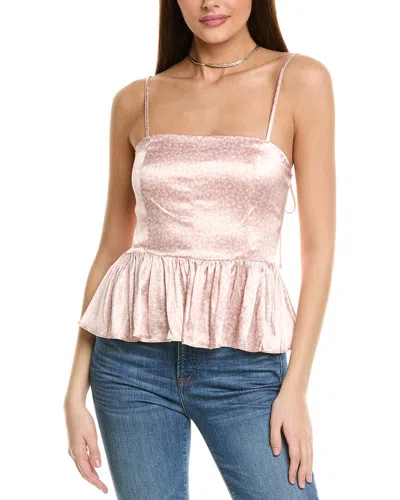 1.state Date Peplum Top In Pink