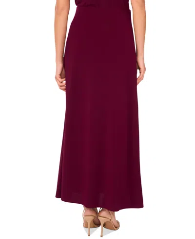 Sam & Jess Women's A-line Pull-on Maxi Skirt In Purple