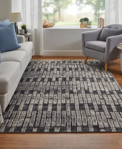 Feizy Kano 39lkf 7'10"x10' Area Rug In Black