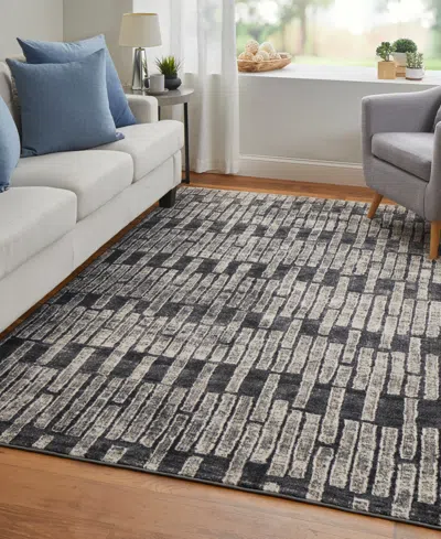 Feizy Kano 39lkf 7'10"x10' Area Rug In Black