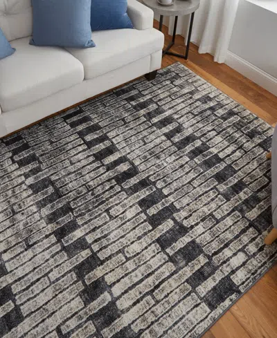 Feizy Kano 39lkf 7'10"x10' Area Rug In Black