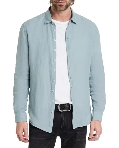 John Varvatos Button Slim Fit Shirt In Blue