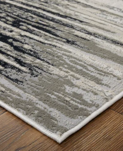 Feizy Micah 39lrf 2'10"x7'10" Runner Area Rug In Gray
