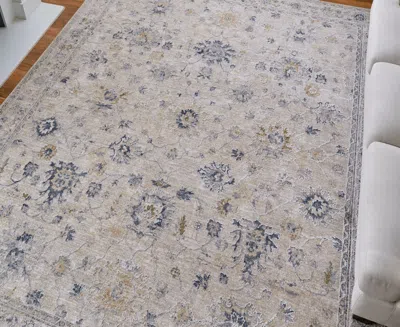 Feizy Pasha 39m7f 7'10"x10'3" Area Rug In Gray