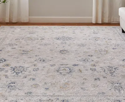 Feizy Pasha 39m7f 7'10"x10'3" Area Rug In Gray