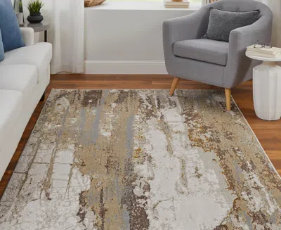 Feizy Aura 39lmf 8'x10' Area Rug In Neutral