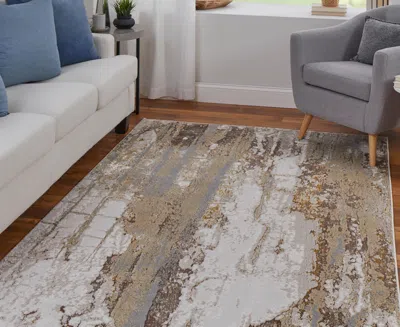 Feizy Aura 39lmf 8'x10' Area Rug In Neutral
