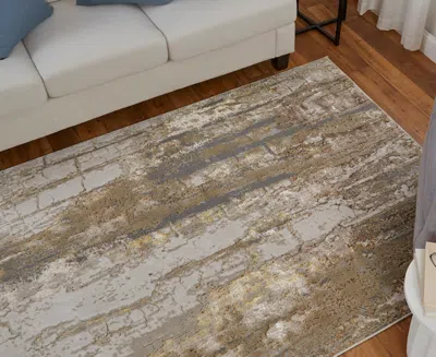 Feizy Aura 39lmf 8'x10' Area Rug In Neutral