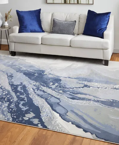 Feizy Clio 39k2f 3'10"x6' Area Rug In Blue