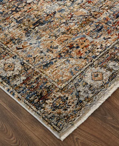 Feizy Kaia 39gmf 2'6"x10' Runner Area Rug In Brown