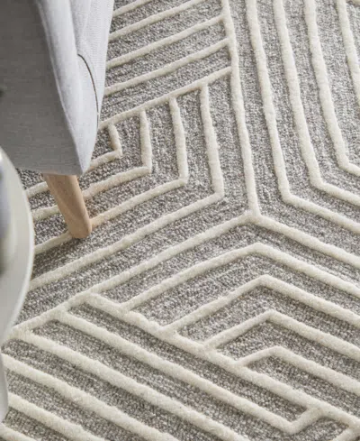 Feizy Lytton T8010 5'x8' Area Rug In Neutral