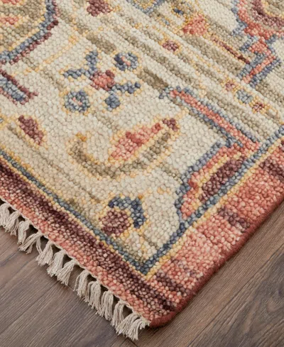 Feizy Fillmore 69ckf 5'x8' Area Rug In Red